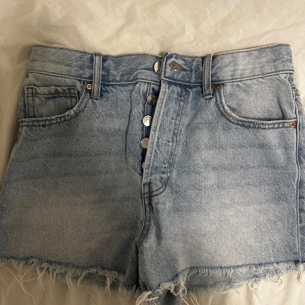 Blue denim pacsun shorts